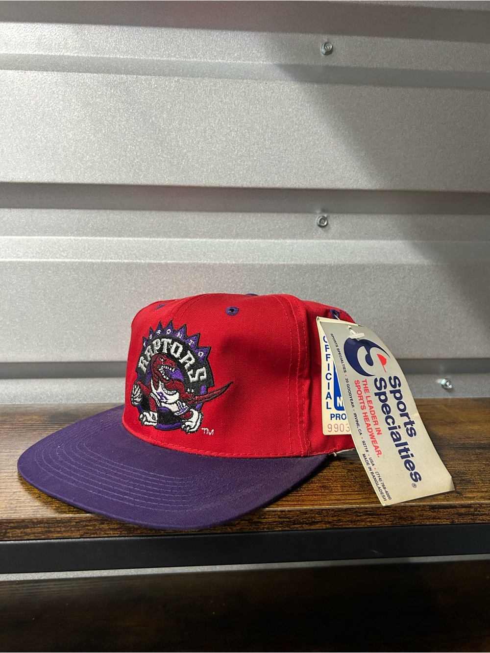 Toronto Raptors Vintage Sports Specialties 20% Wool Adjustable Hat NWT
